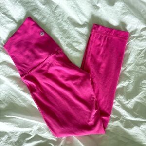 Lululemon Pink Capris Leggings